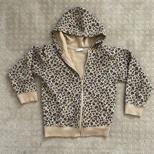 Cotton On Kid Leopard Print Hoodie Sweater